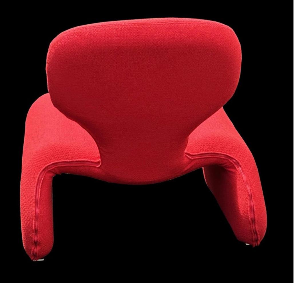 Djinn Chair and Footstool by Olivier Mourgue for Airborne (Französisch) im Angebot