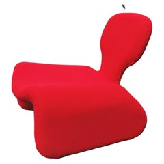 Djinn Chair and Footstool by Olivier Mourgue for Airborne