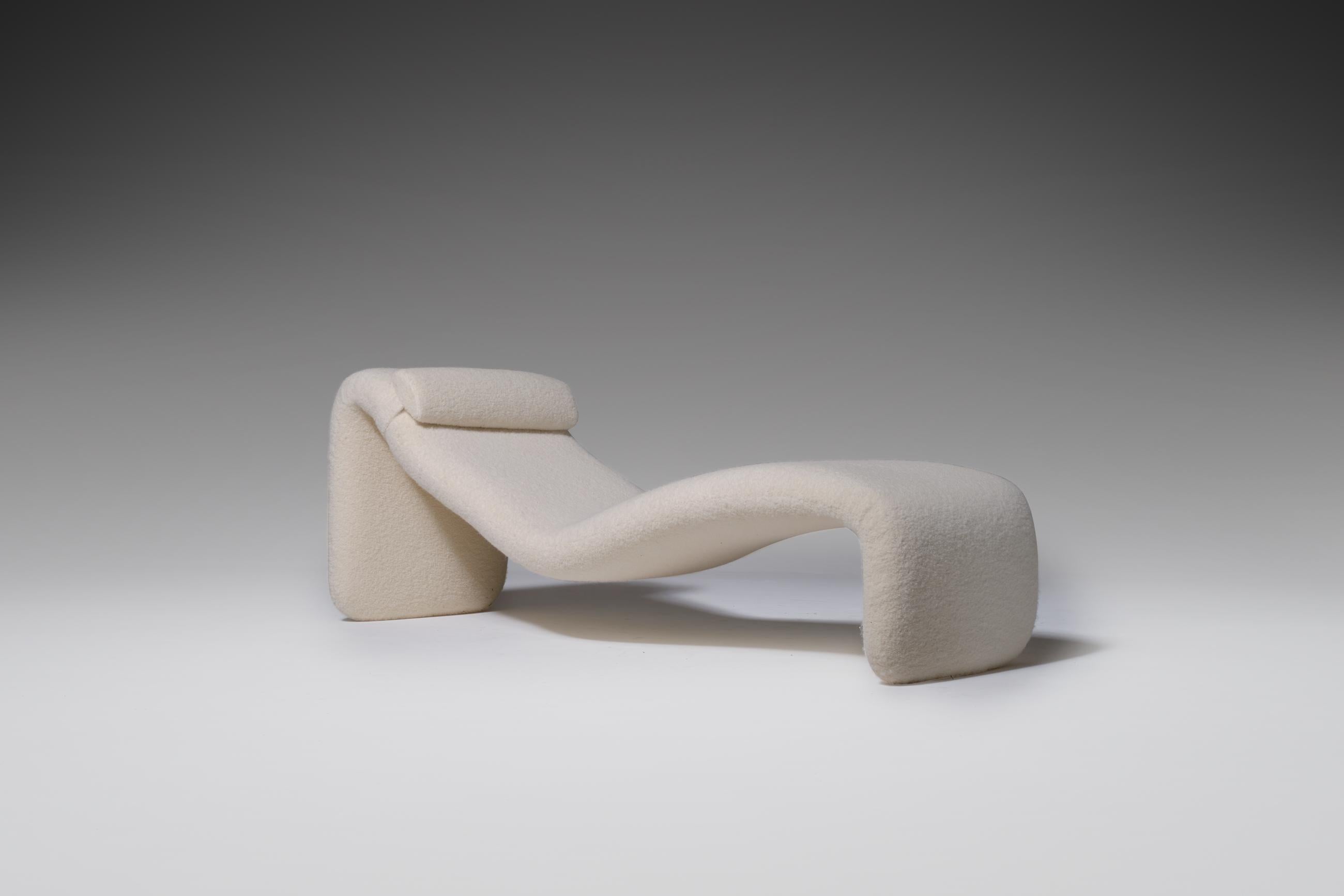 Mid-Century Modern Djinn Chaise Lounge by Olivier Mourgue for Airborne, 1960s