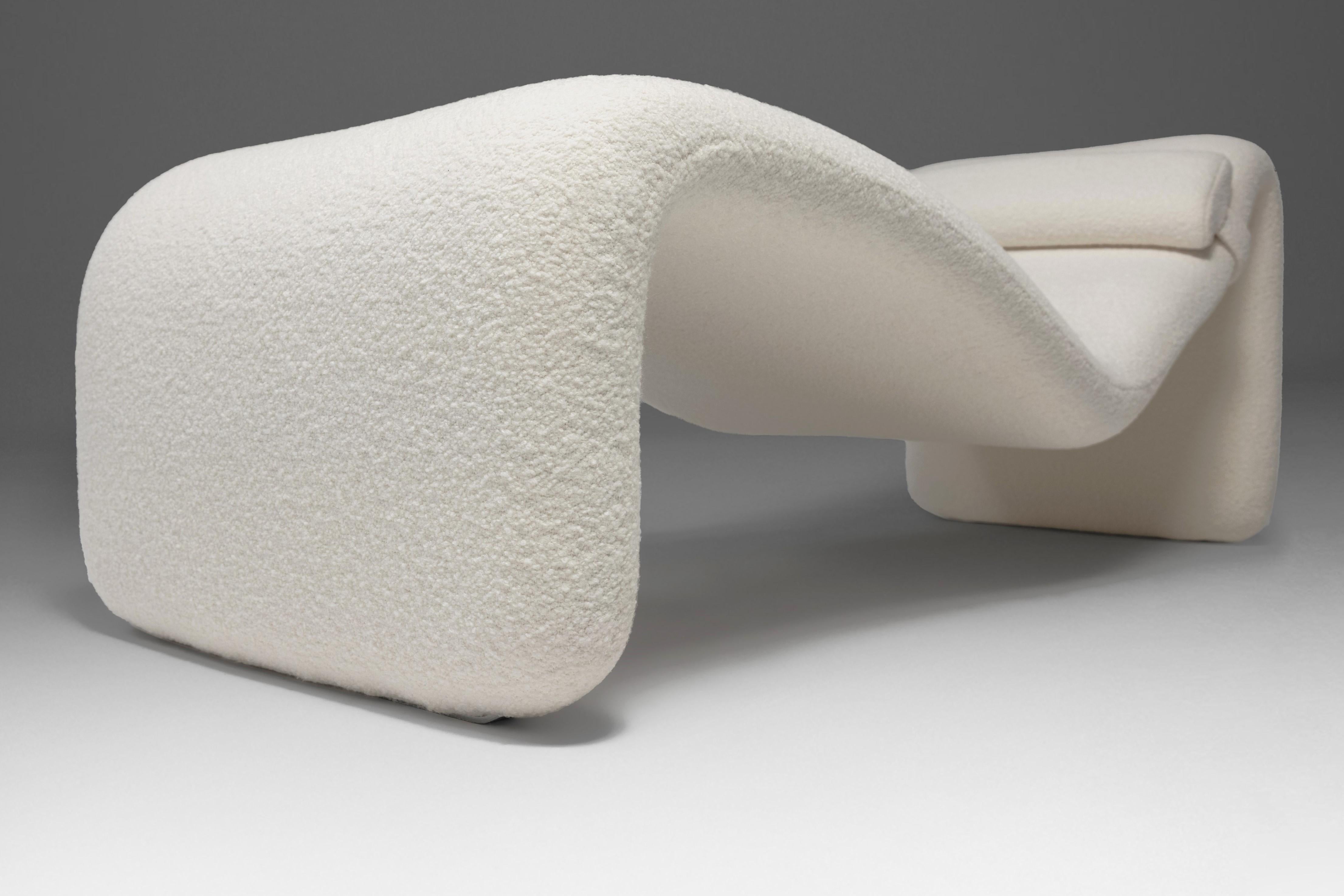 Djinn Chaise Lounge Attributed to Olivier Mourgue for Airborne, France, 1960s 1