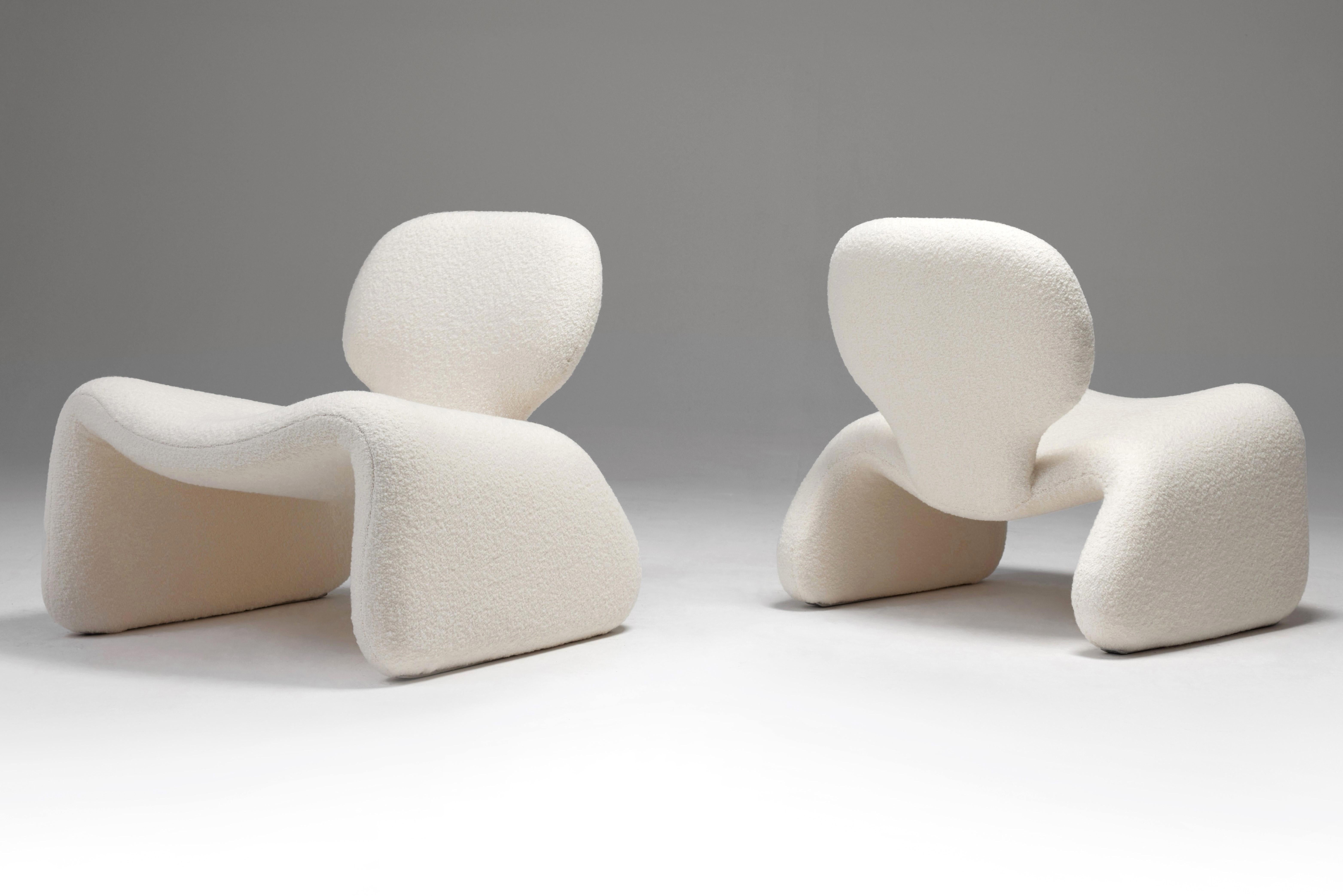 Métal Fauteuils et poufs 'Djinn' par Olivier Mourgue pour Airborne en vente