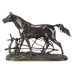 "Djinn Étlalon Barbe" 19th Century Animalier Bronze by P J Mêne