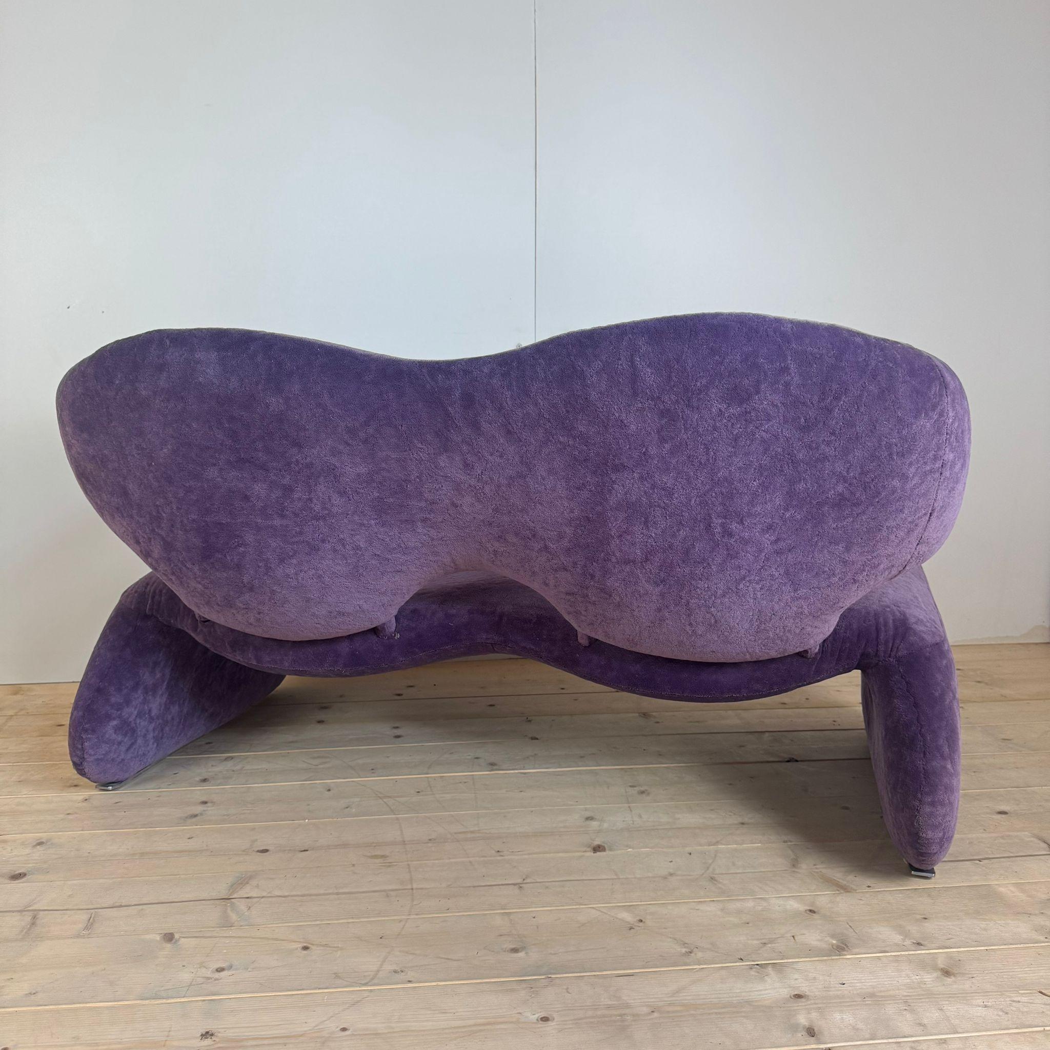 Sofa Djinn, Olivier Mourgue für Ariborne International, Frankreich 1960 im Angebot 4