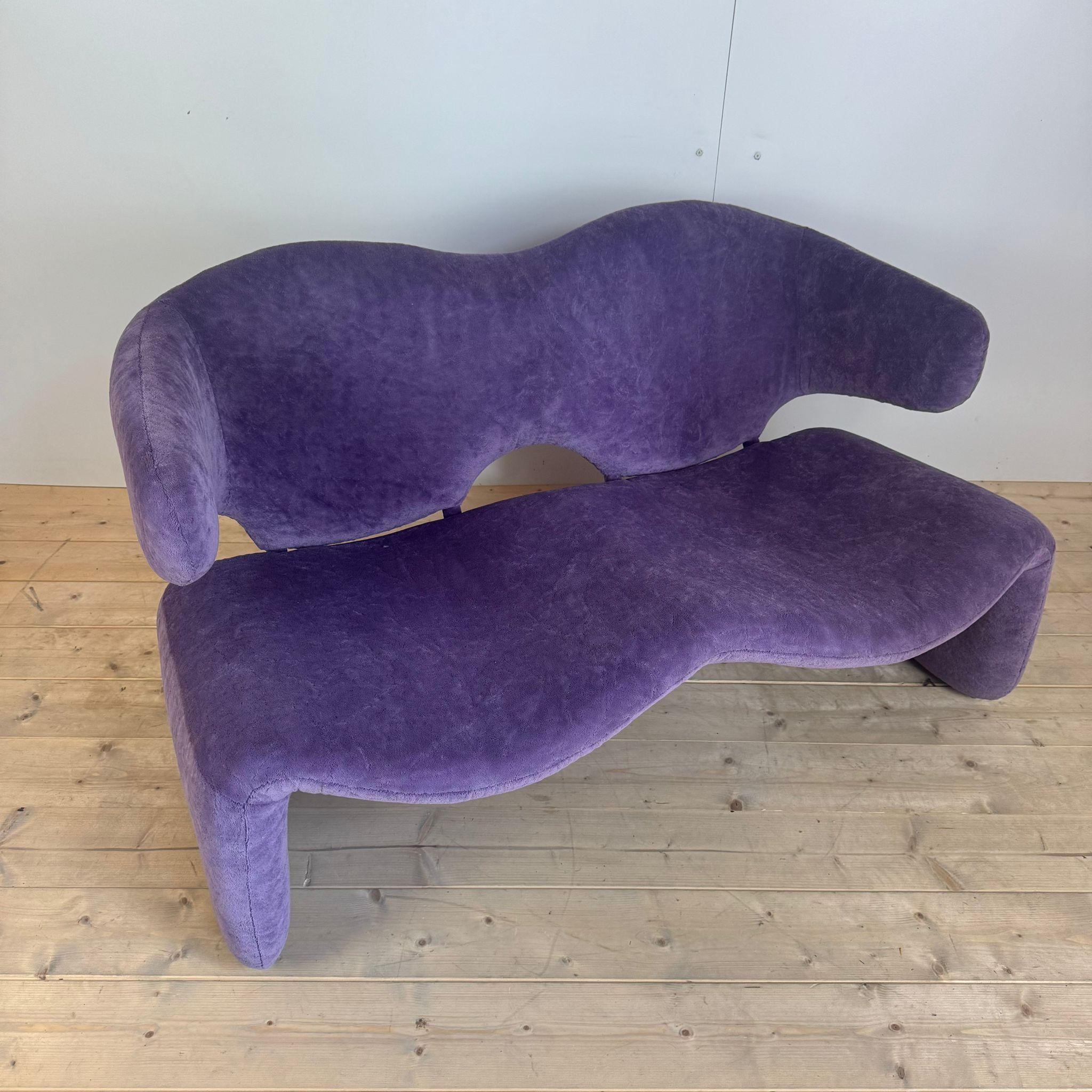 Sofa Djinn, Olivier Mourgue für Ariborne International, Frankreich 1960 (Mid-20th Century) im Angebot