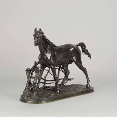 "Djinn Étlalon Barbe" 19th Century Animalier Bronze by P J Mêne