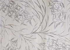 Australian Aboriginal bark painting medium size natural ochres, contemporary art