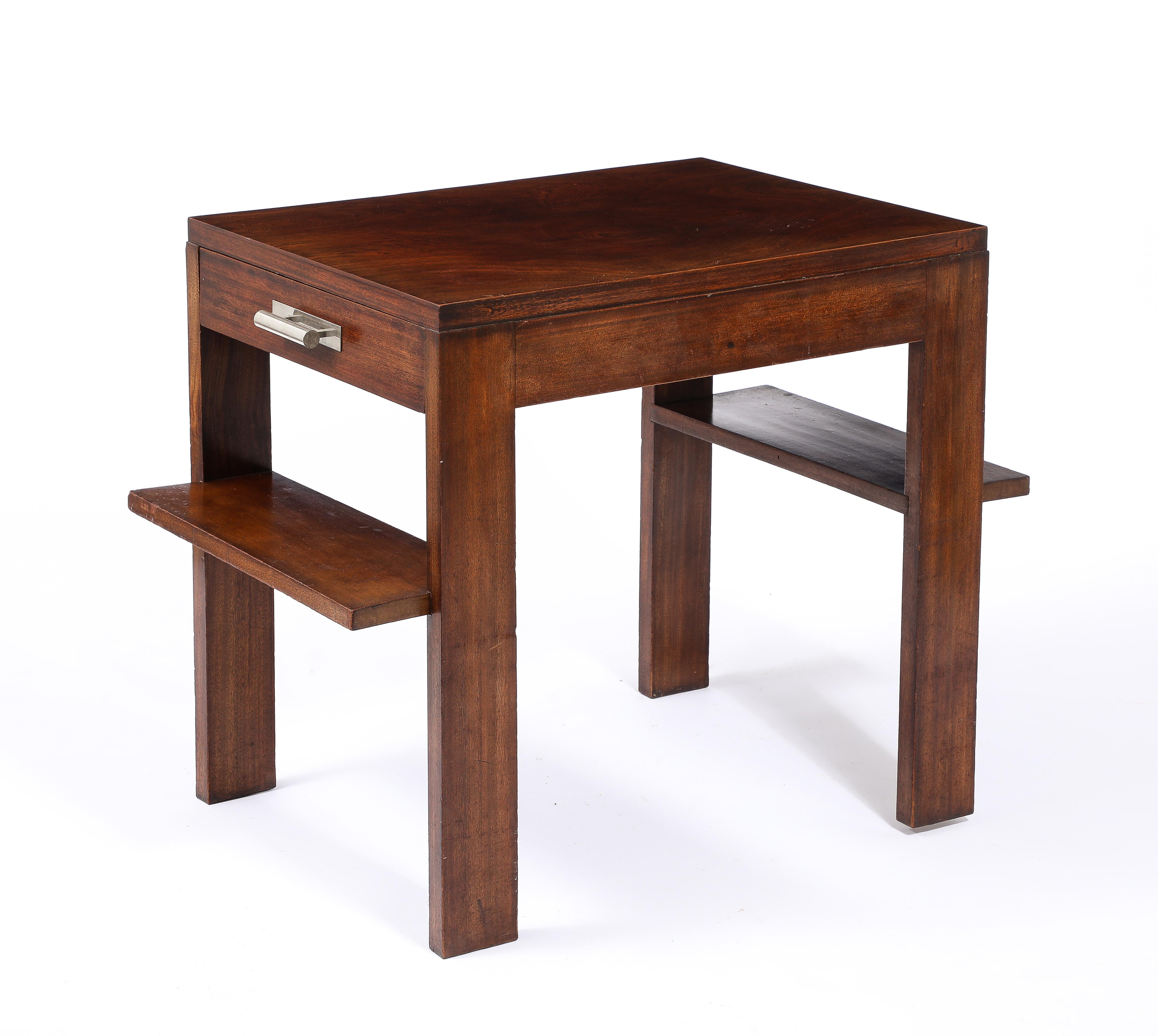 Français Gueridon moderniste Bourgeois, France 1930's en vente