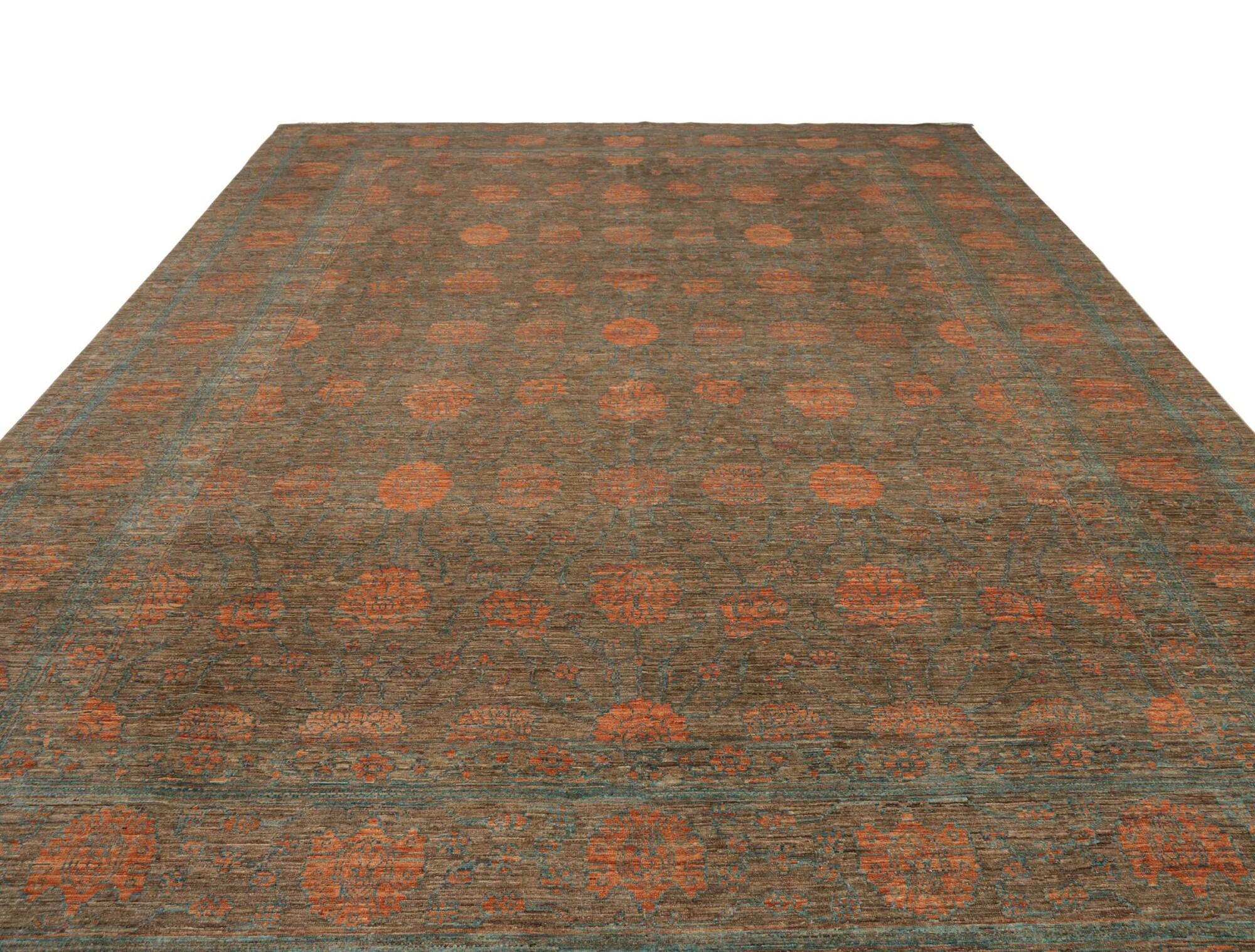 Djoharian Collection 10x14 Exklusive Khotan Zimmer Größe Bereich Teppich Traditionell (Handgeknüpft) im Angebot