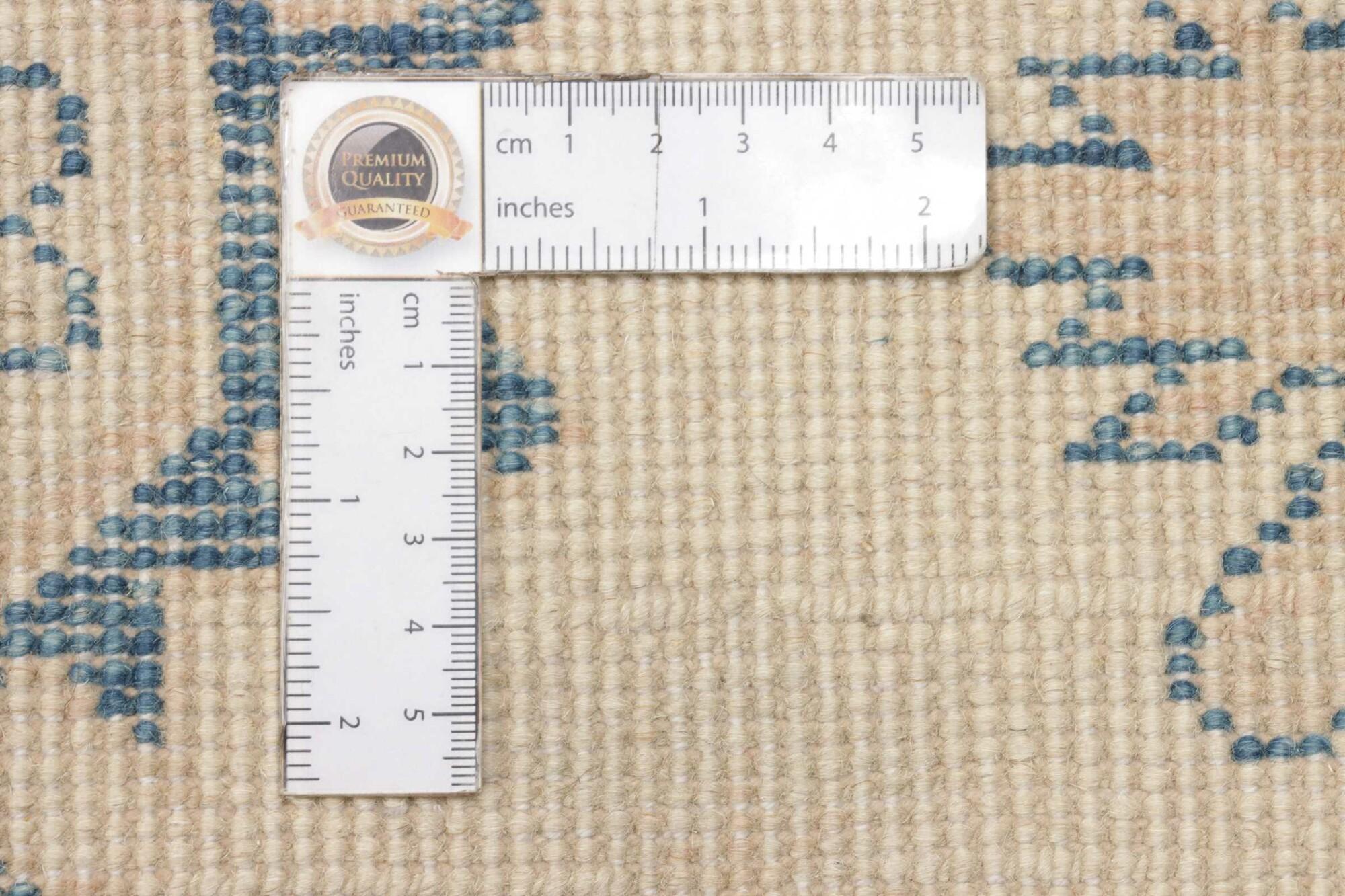 Djoharian Collection Exklusive Kazak Stil Teppich 9x12 Zimmer Größe Blau Gedämpfte Farben im Angebot 5