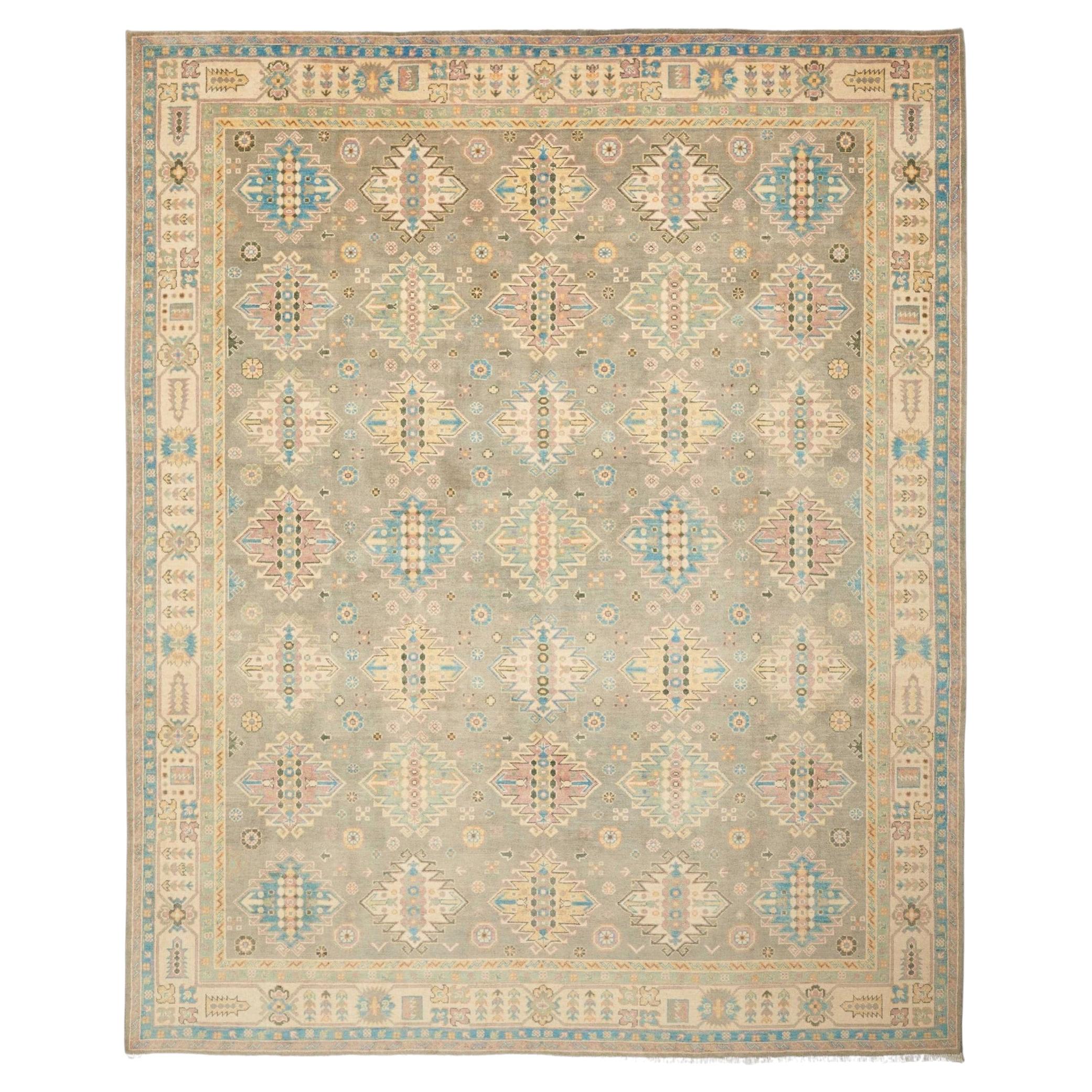 Djoharian Collection Kazak Rug Room Size Carpet 8x10 Traditional Persian Style
