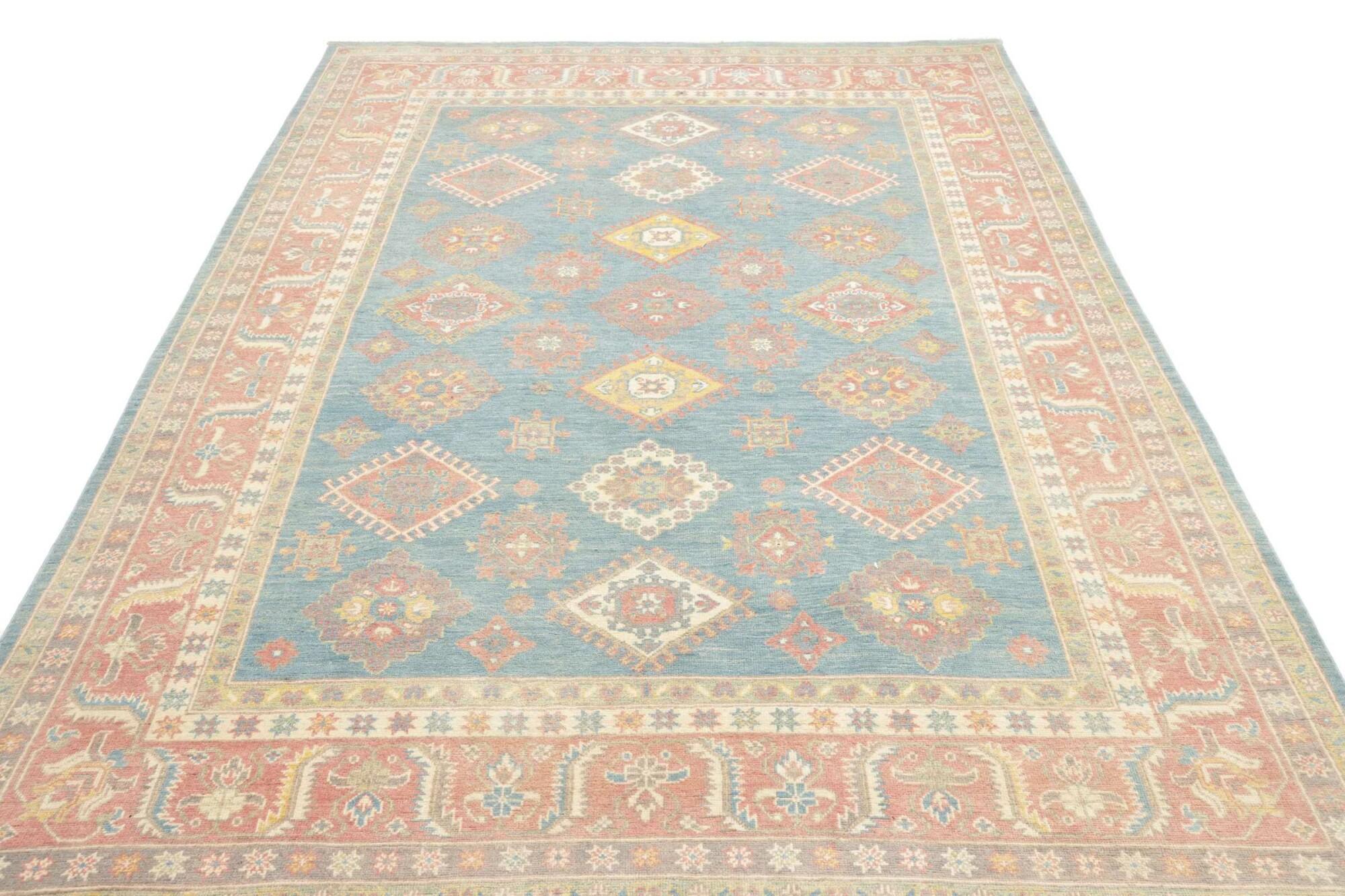 Annodato a mano Djoharian Collection Kazak Rug Room Size Carpet Traditional Persian Style in vendita