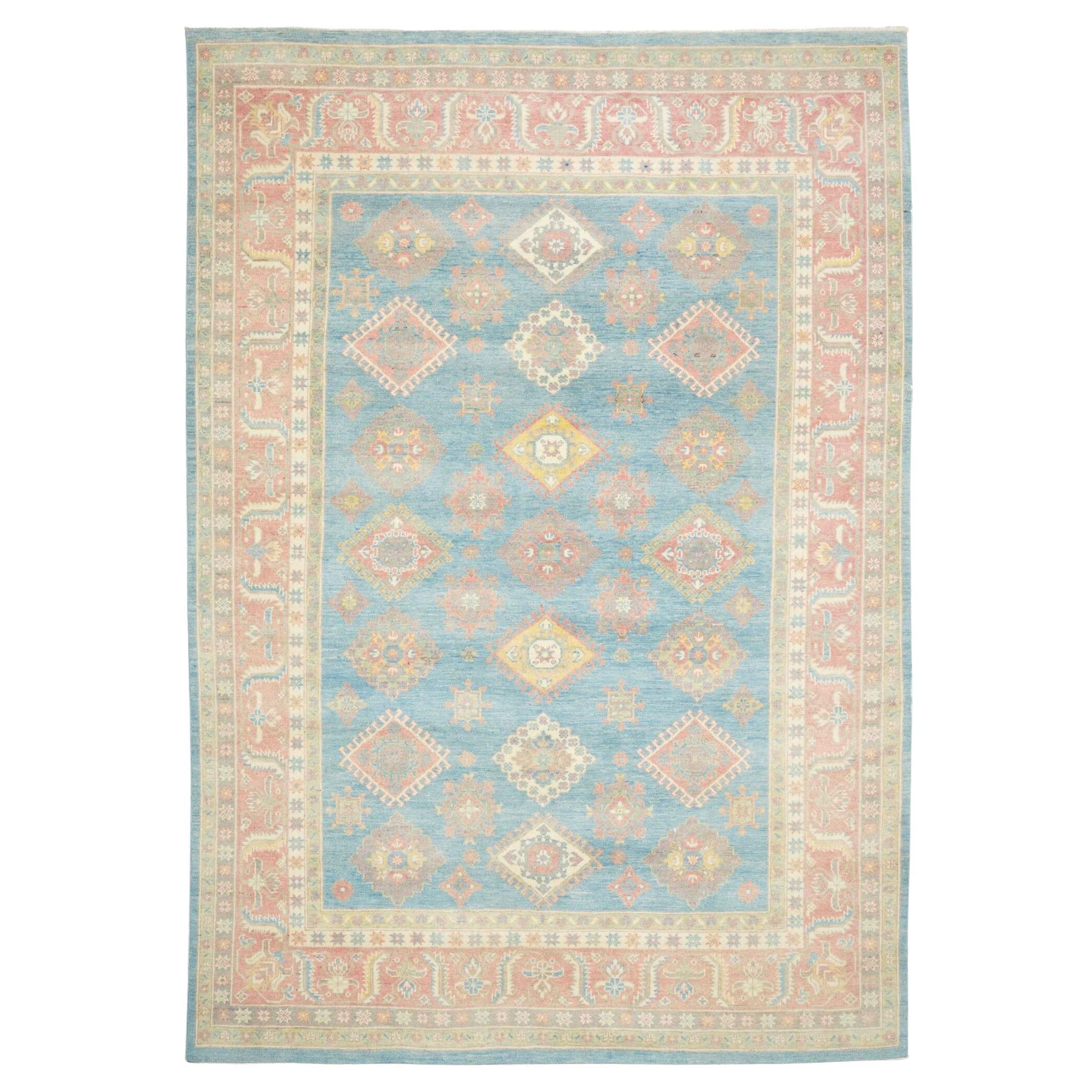 Djoharian Collection Kazak Rug Room Size Carpet Traditional Persian Style