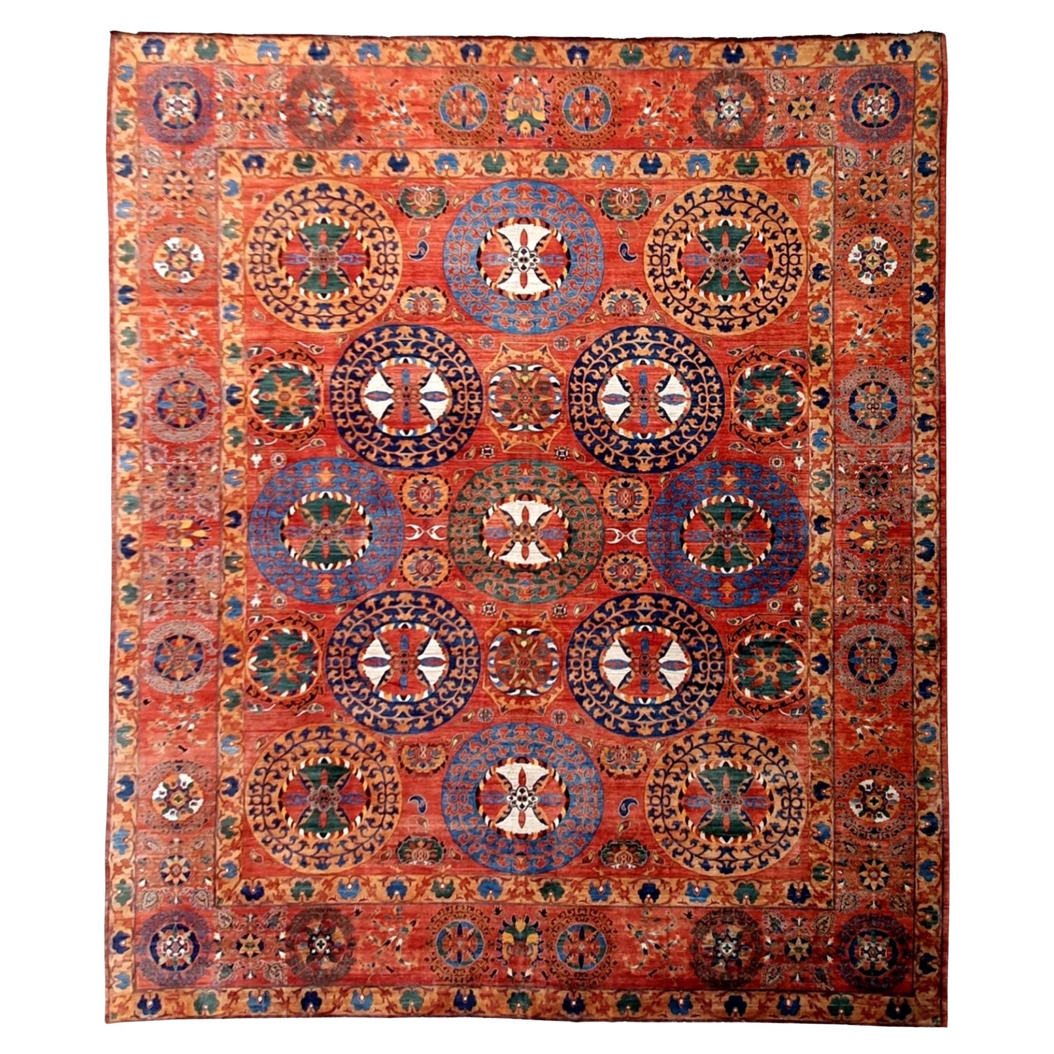 Alfombra tamaño palacio 25 x 22 pies de la película Spencer 760 x 650 cm de gran tamaño