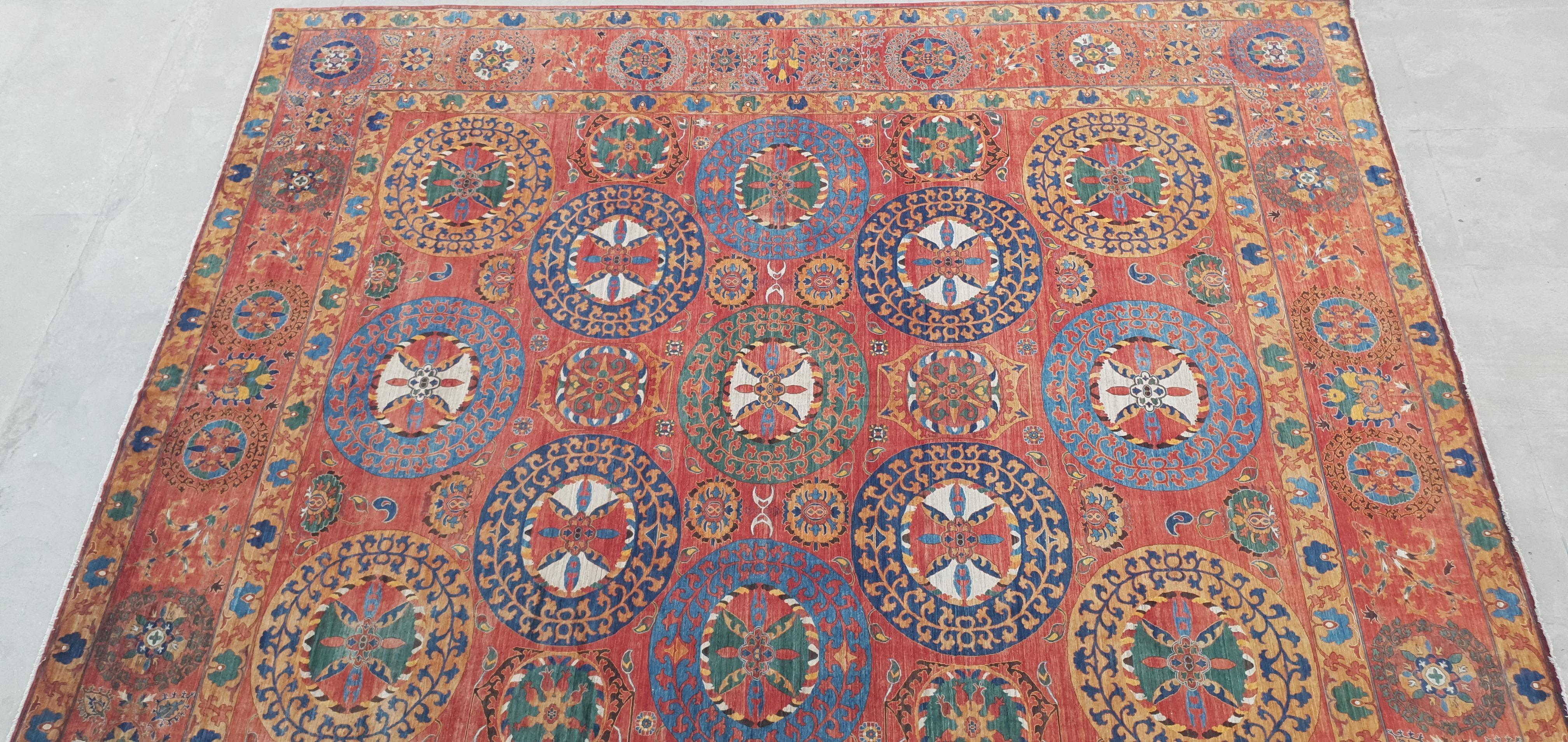 Djoharian Collection Palace size rug 25 x 22 ft from the movie Spencer 760 x 650 For Sale 4