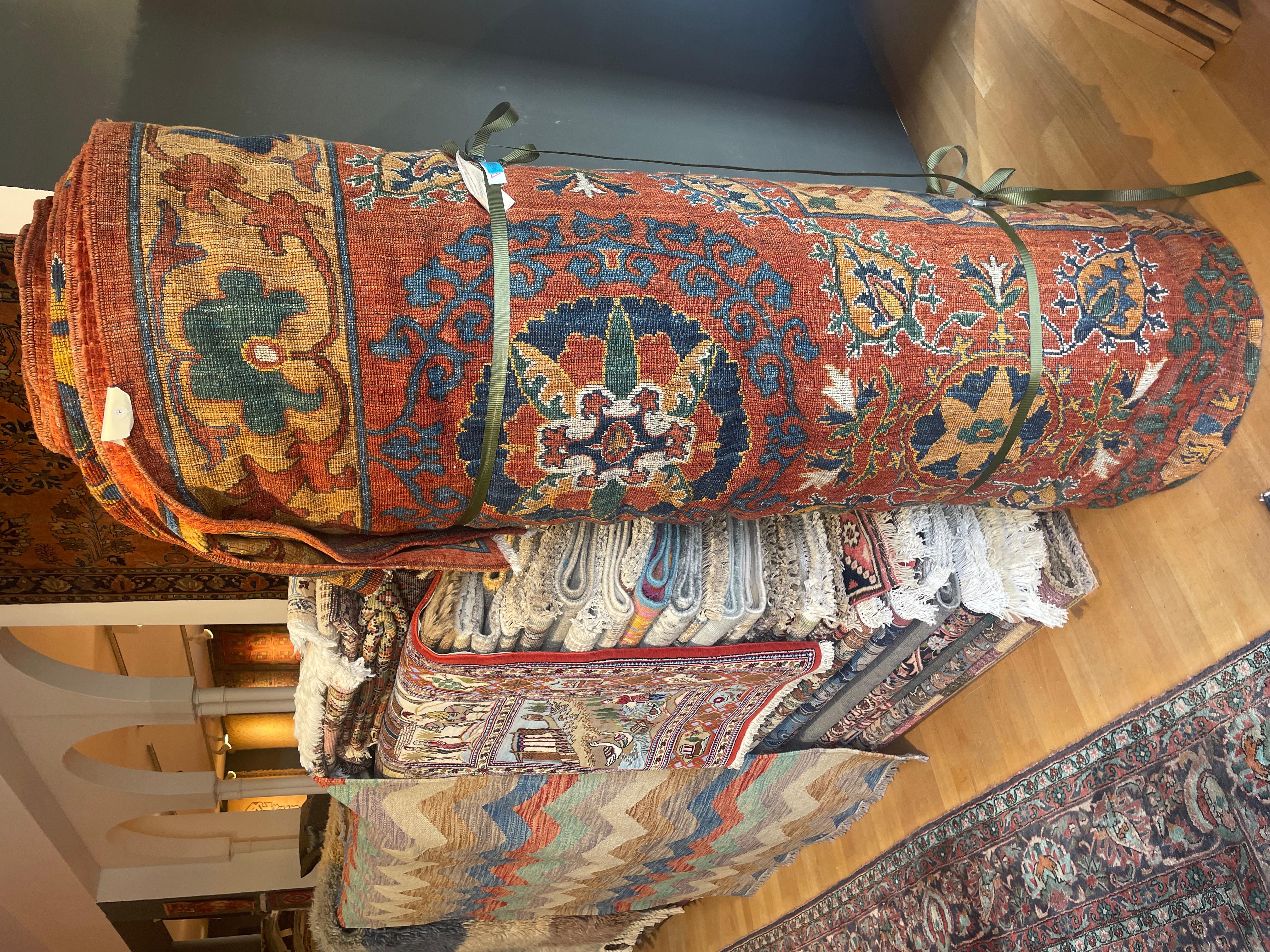 Djoharian Collection Palace size rug 25 x 22 ft from the movie Spencer 760 x 650 For Sale 8