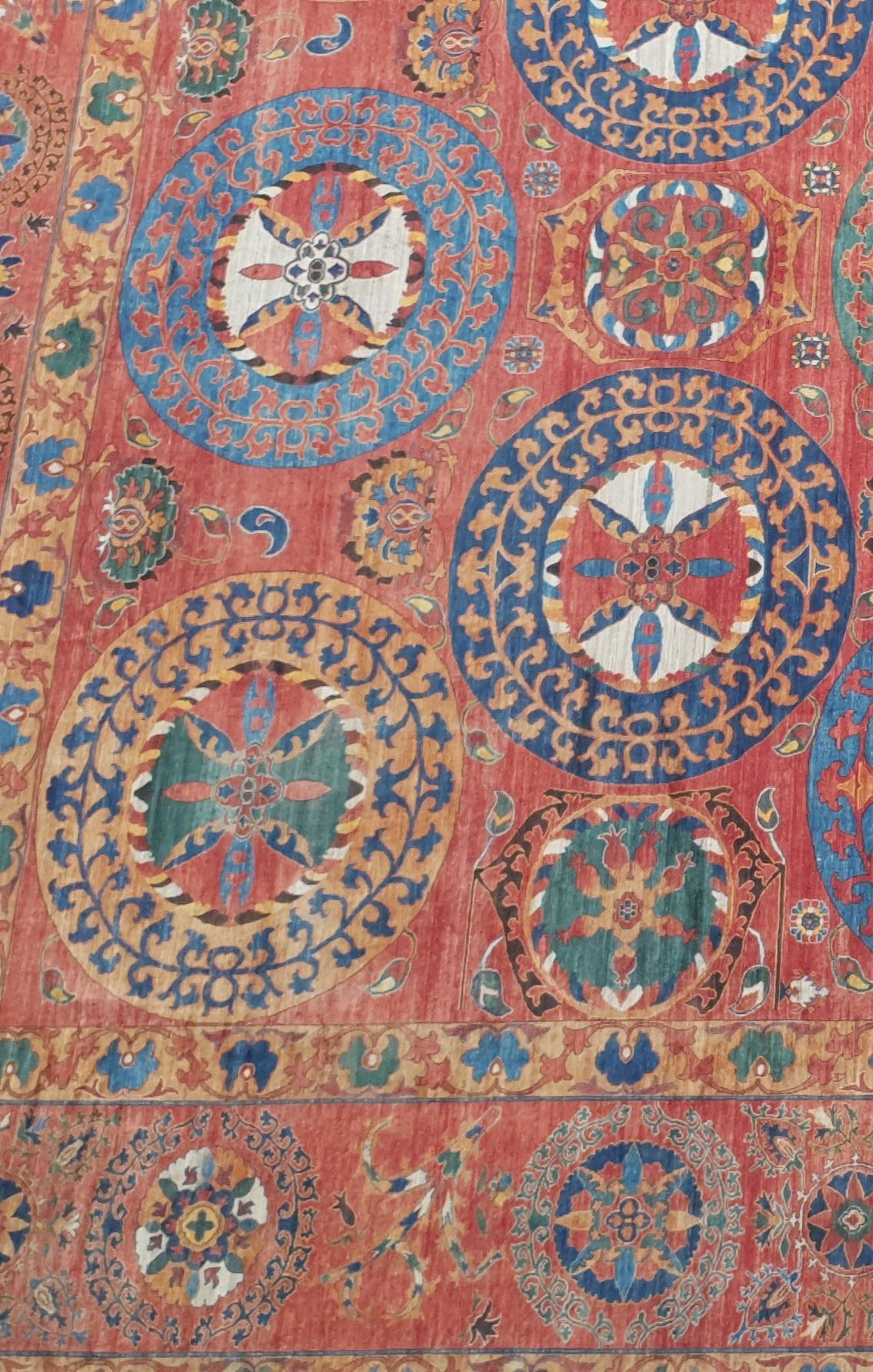 Djoharian Collection Palace size rug 25 x 22 ft from the movie Spencer 760 x 650 In New Condition For Sale In Lohr, Bavaria, DE