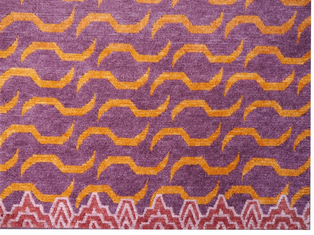 Hand-Knotted Djoharian Collection Tiger Rug Hand Knotted Antique Tibetan Design For Sale