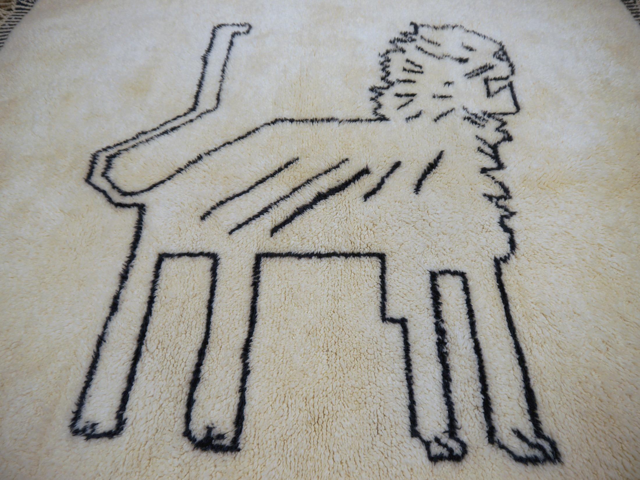 Djoharian Design Beni Rugs Collection North African Lion hand-knotted  For Sale 8