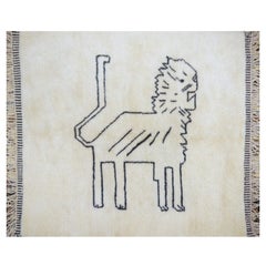 Djoharian Design Beni Rugs Collection North African Lion hand-knotted 
