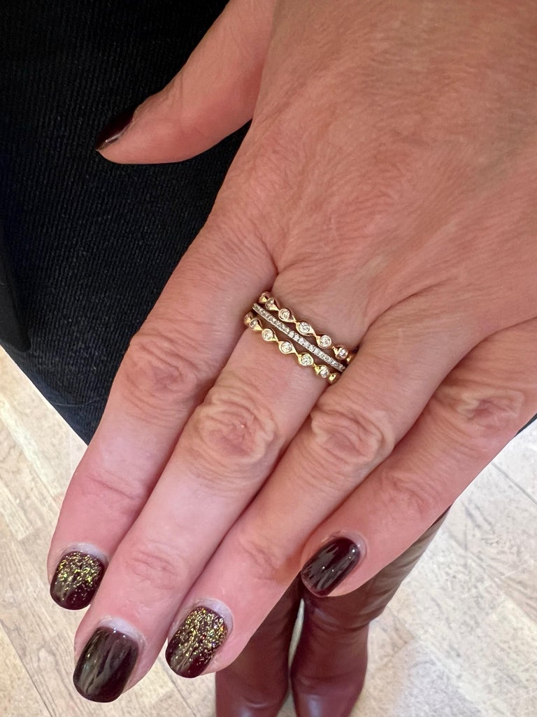 Djula Diamond 18 Carat Yellow Gold White Gold Rose Gold Mix&Match