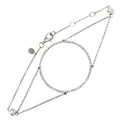 Djula Grand Cercle Armband aus 18 Karat Weißgold und Diamanten