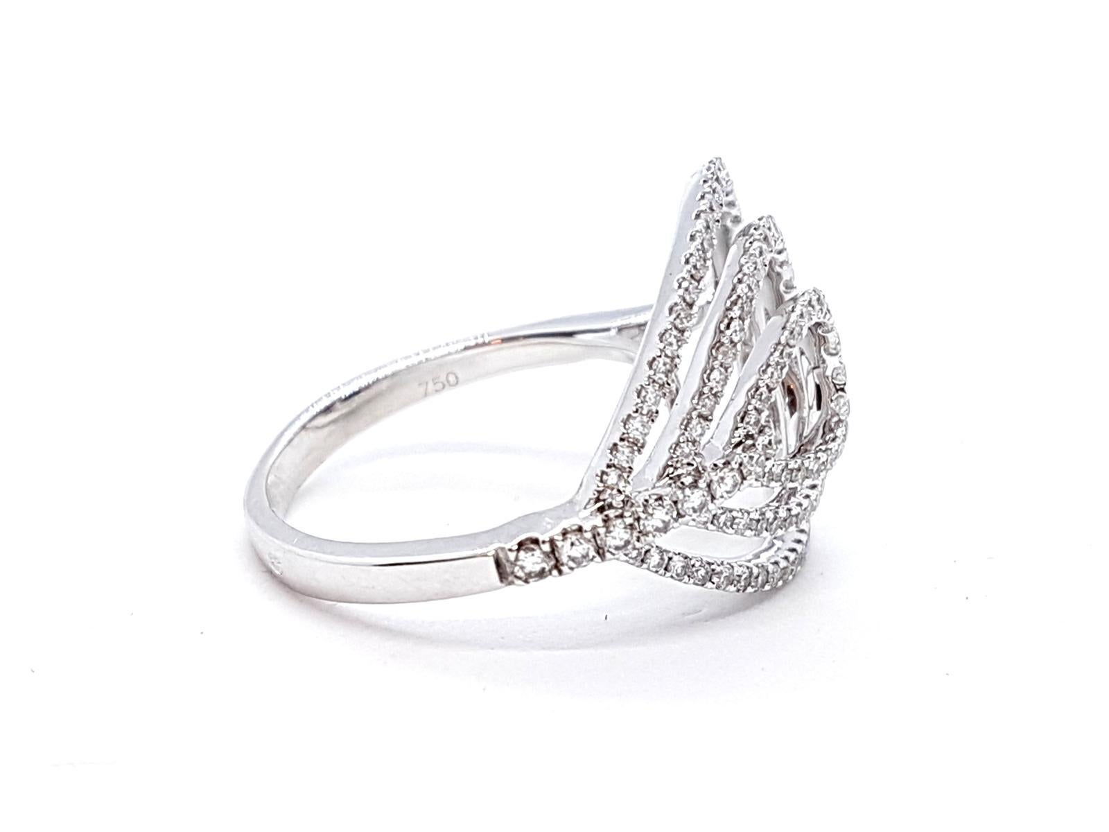 Women's Djula Ring  White GoldDiamond For Sale