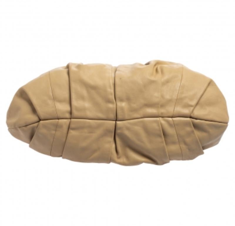 Dkny Beige Leather Hobo For Sale 2