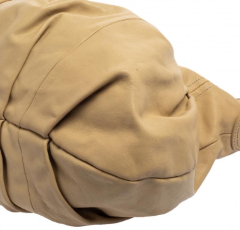 Dkny Beige Leather Hobo For Sale 4