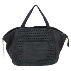 Dkny Fourre-tout zippé en cuir noir
