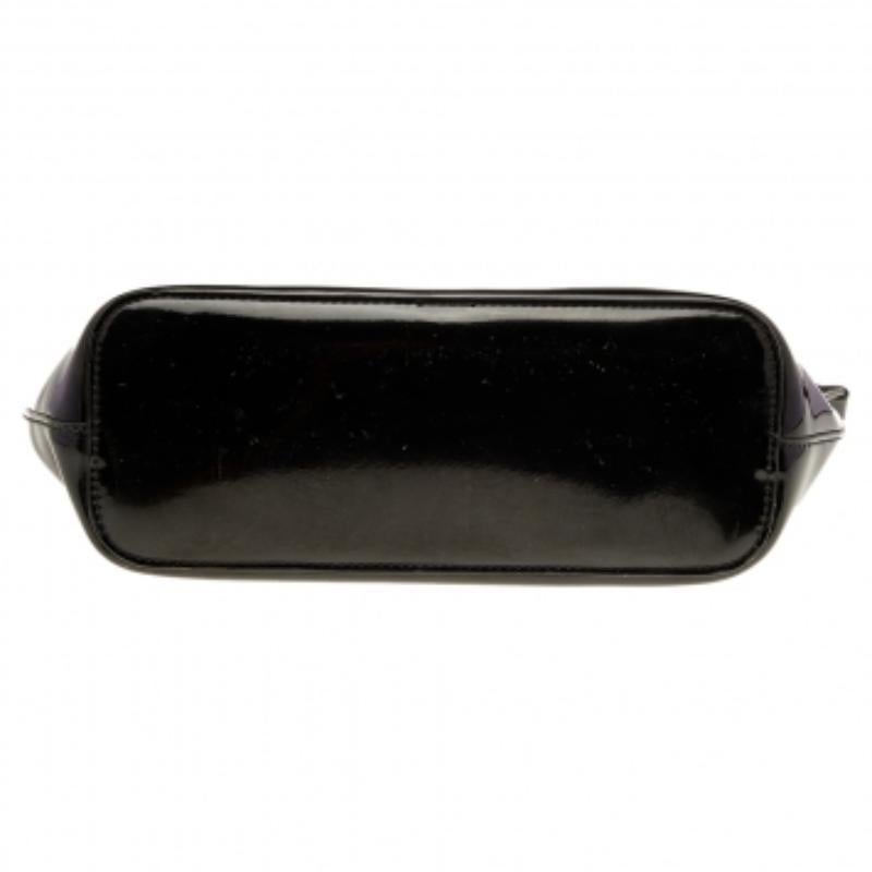 DKNY Black PVC Chain Handle Tote 1