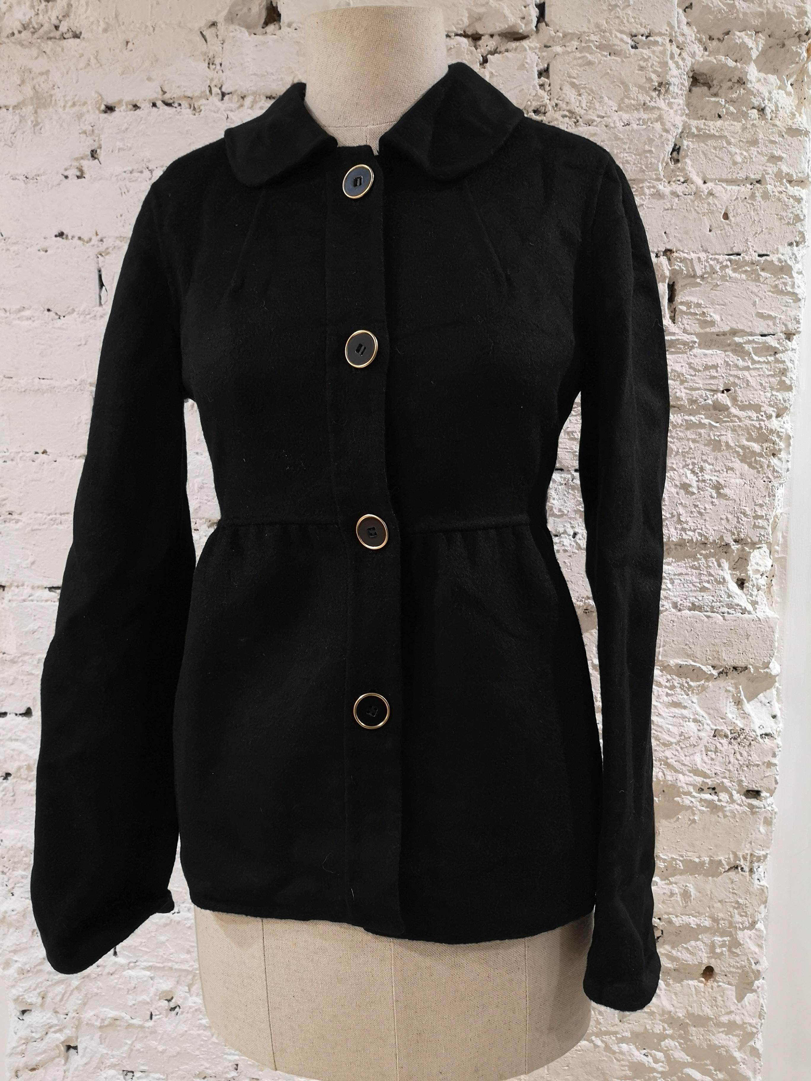 DKNY Black wool jacket
size 8