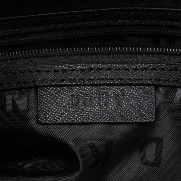 DKNY Blau Leder Julius MD Zip Tote im Angebot 5