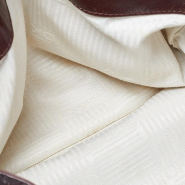 DKNY Hobo clouté en cuir Brown en vente 1