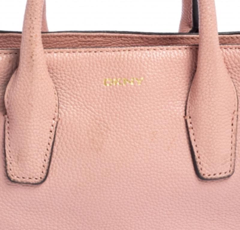 Women's DKNY Pink Leather Chelsea Satchel For Sale