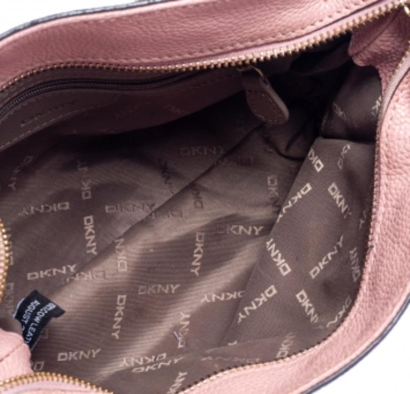 DKNY Pink Leather Chelsea Satchel For Sale 4