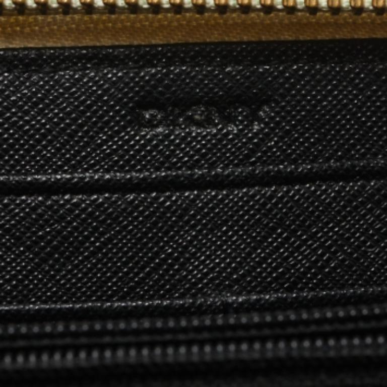 Dkny Weiß Saffiano Leder Zip um Continental Brieftasche im Angebot 3