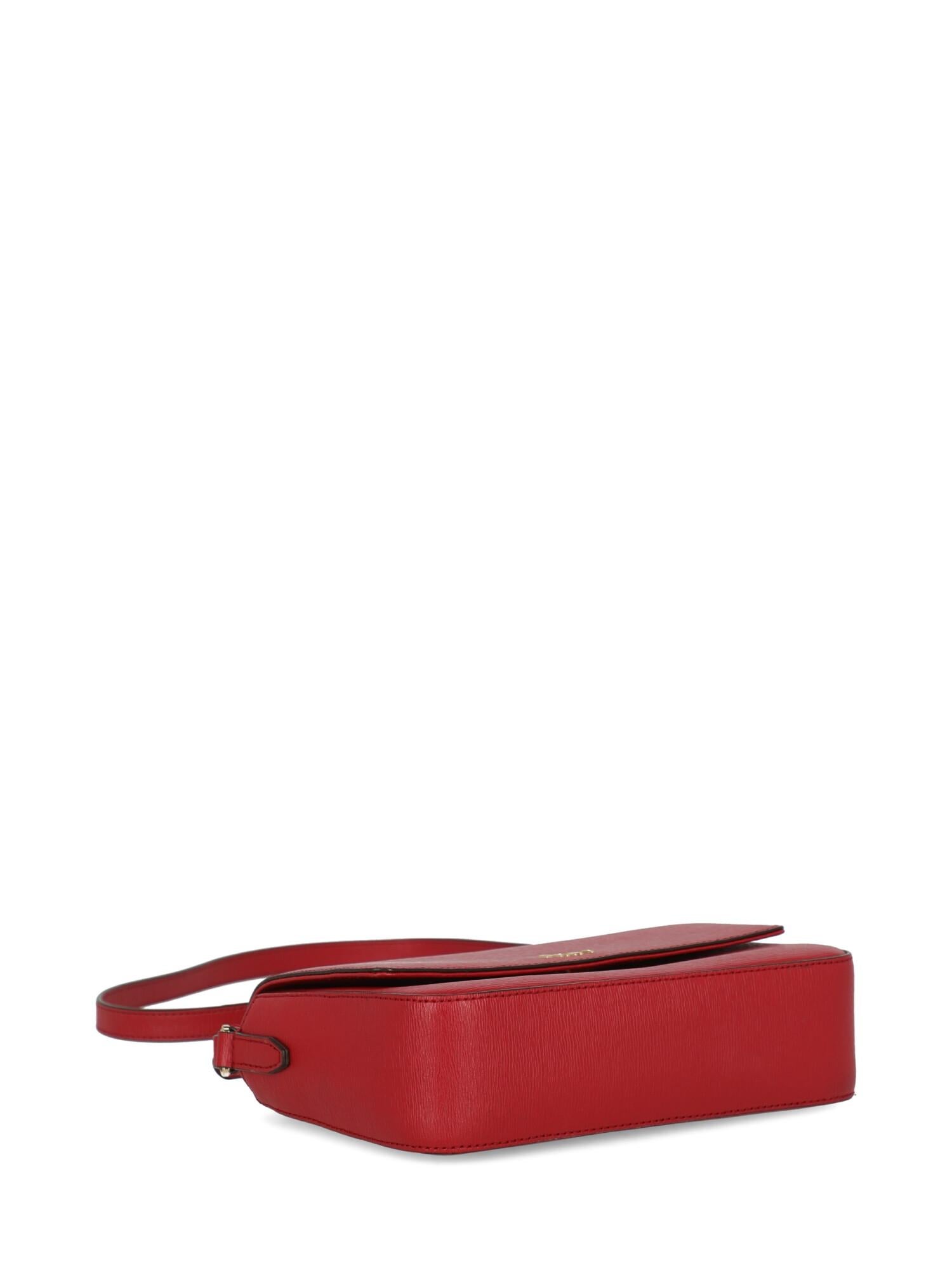 dkny red leather bag