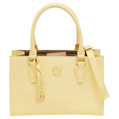 Dkny Yellow Leather Tote