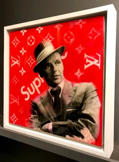 Frank Sinatra Louis Vuitton/Supreme Framed 