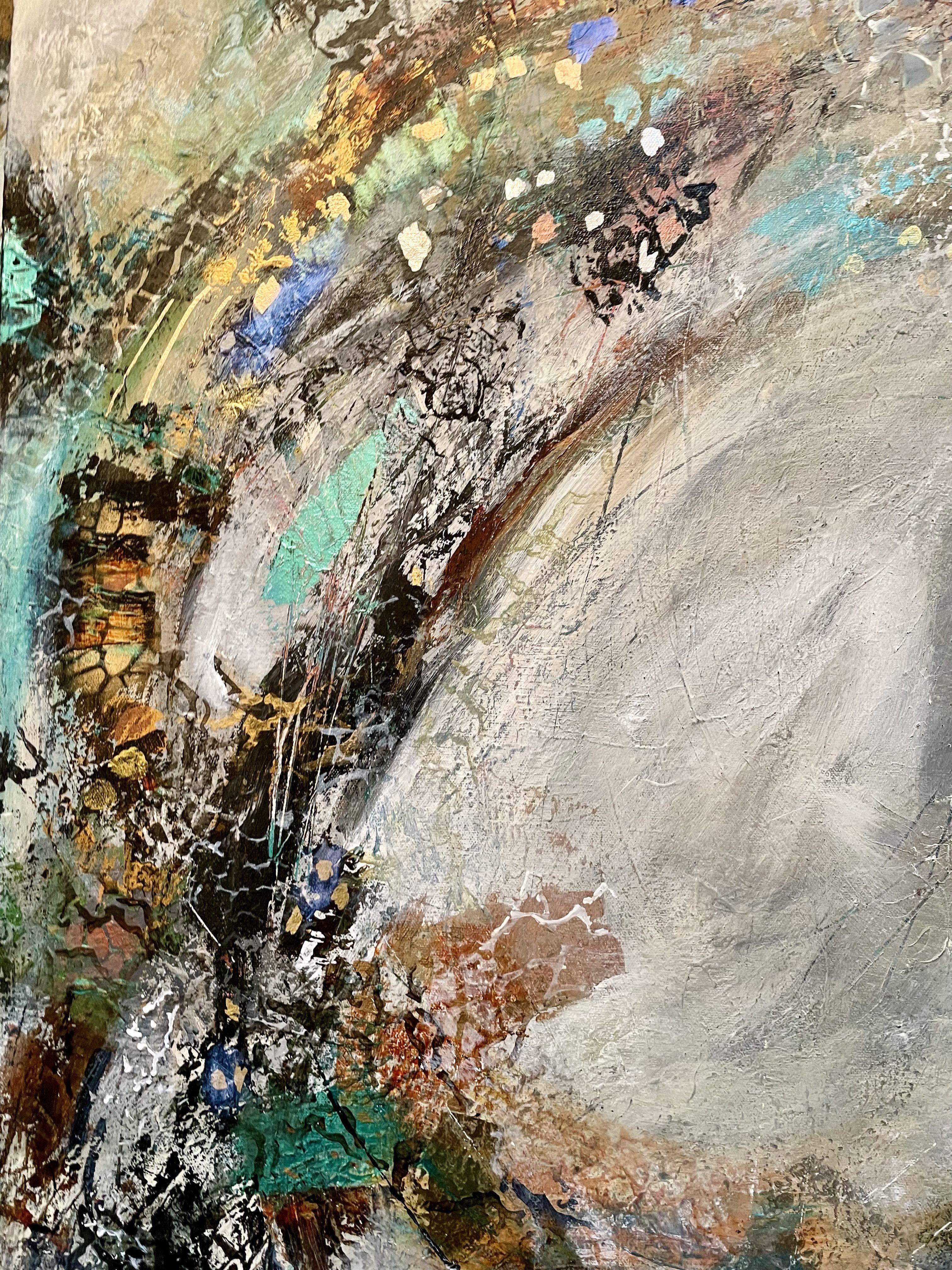 Fantasía, Pintura, Acrílico sobre lienzo - Painting Expresionismo abstracto de DL Watson
