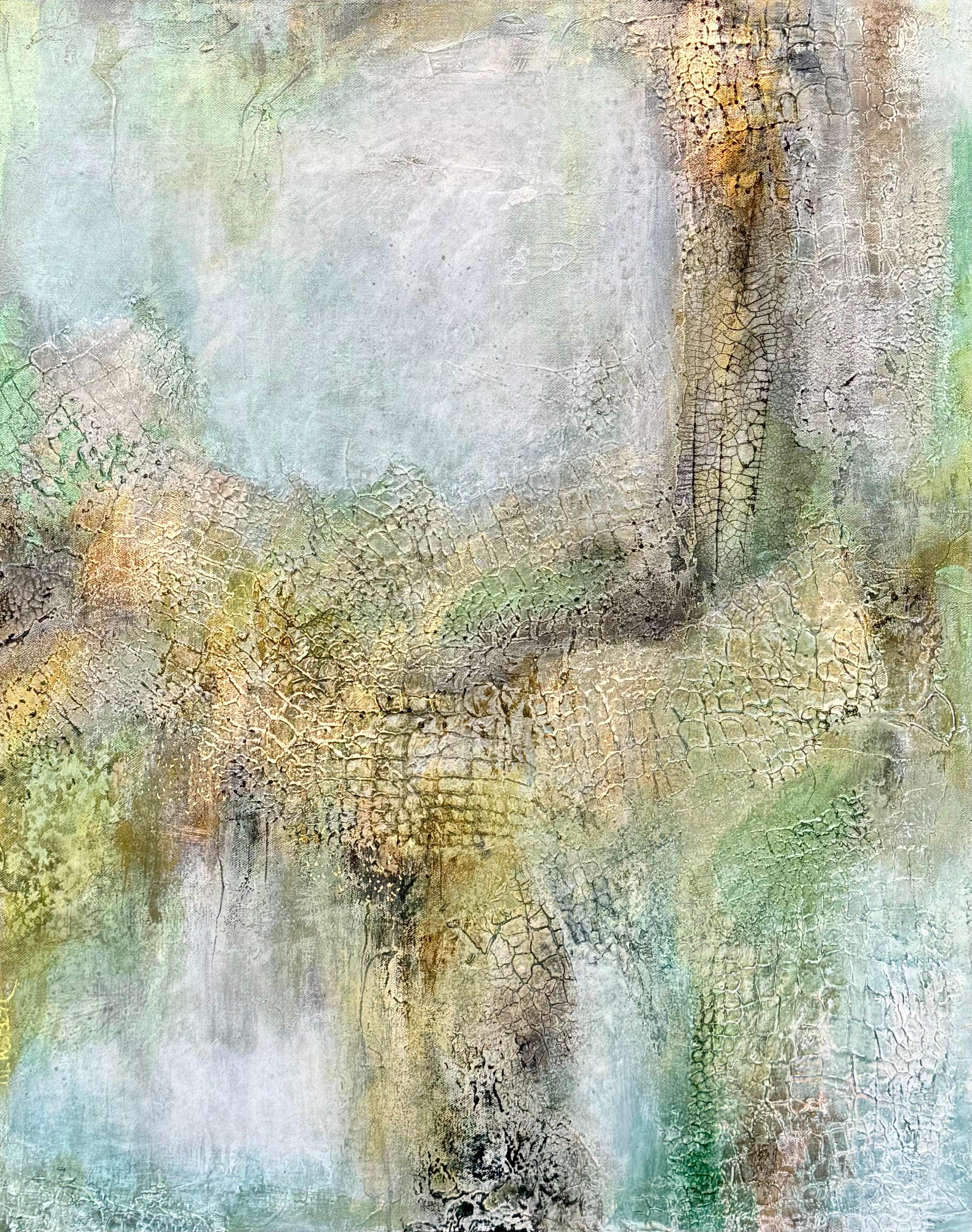 DL Watson Landscape Painting - First Light, Abstract Painting