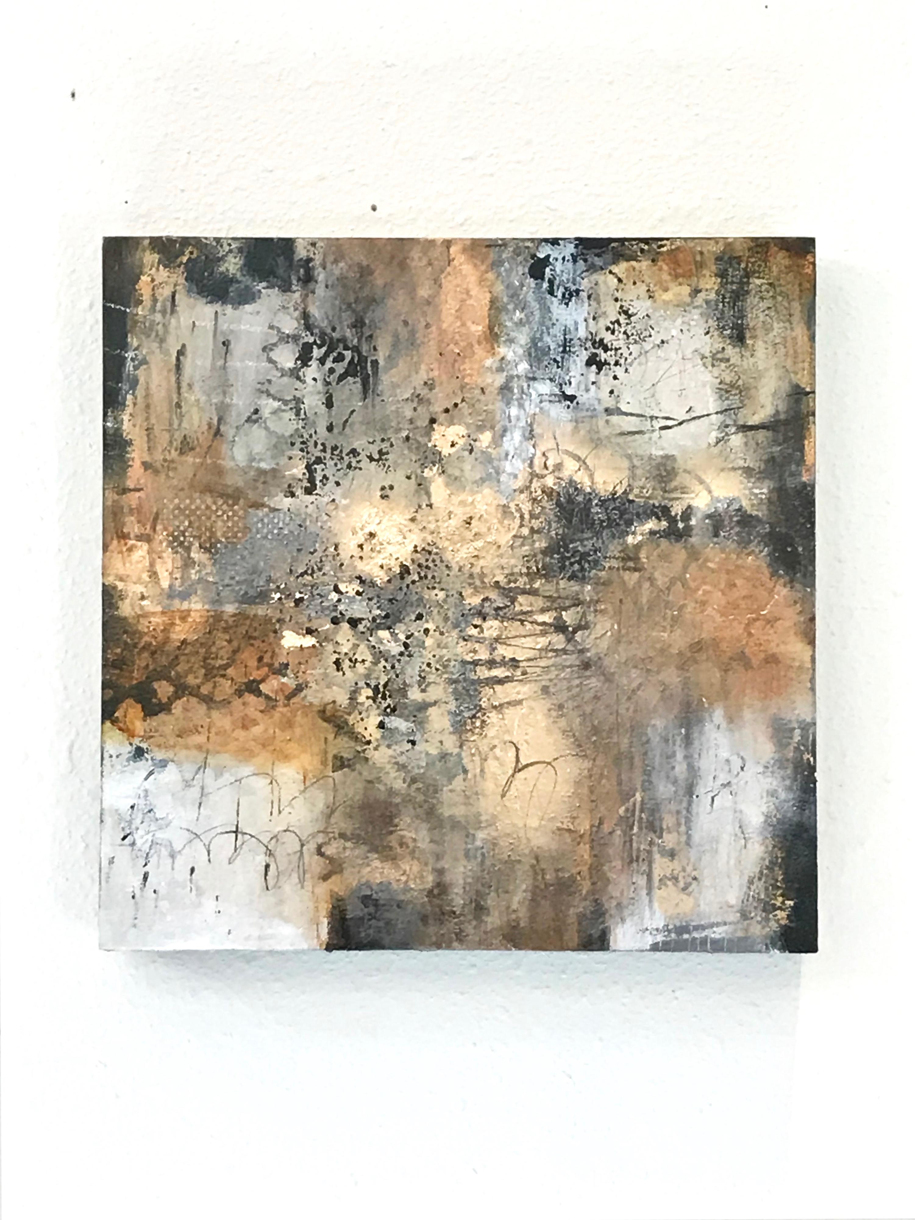 Golden Ticket - Abstract Painting by DL Watson