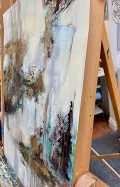 Islas en la niebla, pintura abstracta