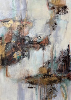 Islas en la niebla, pintura abstracta