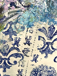 Vaso Ming, Pittura, Acrilico su tela