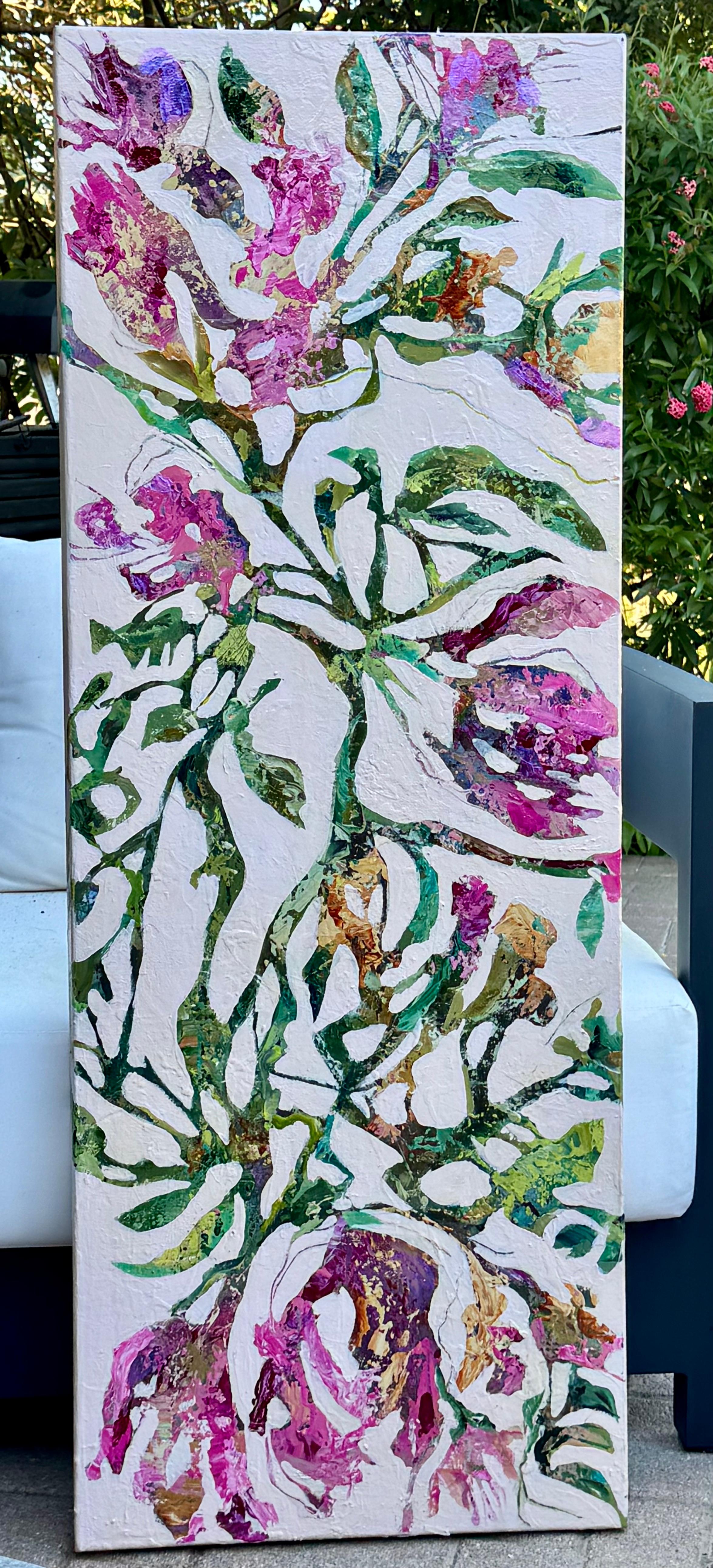 Fiore della passione, dipinto originale - Painting Contemporaneo di DL Watson