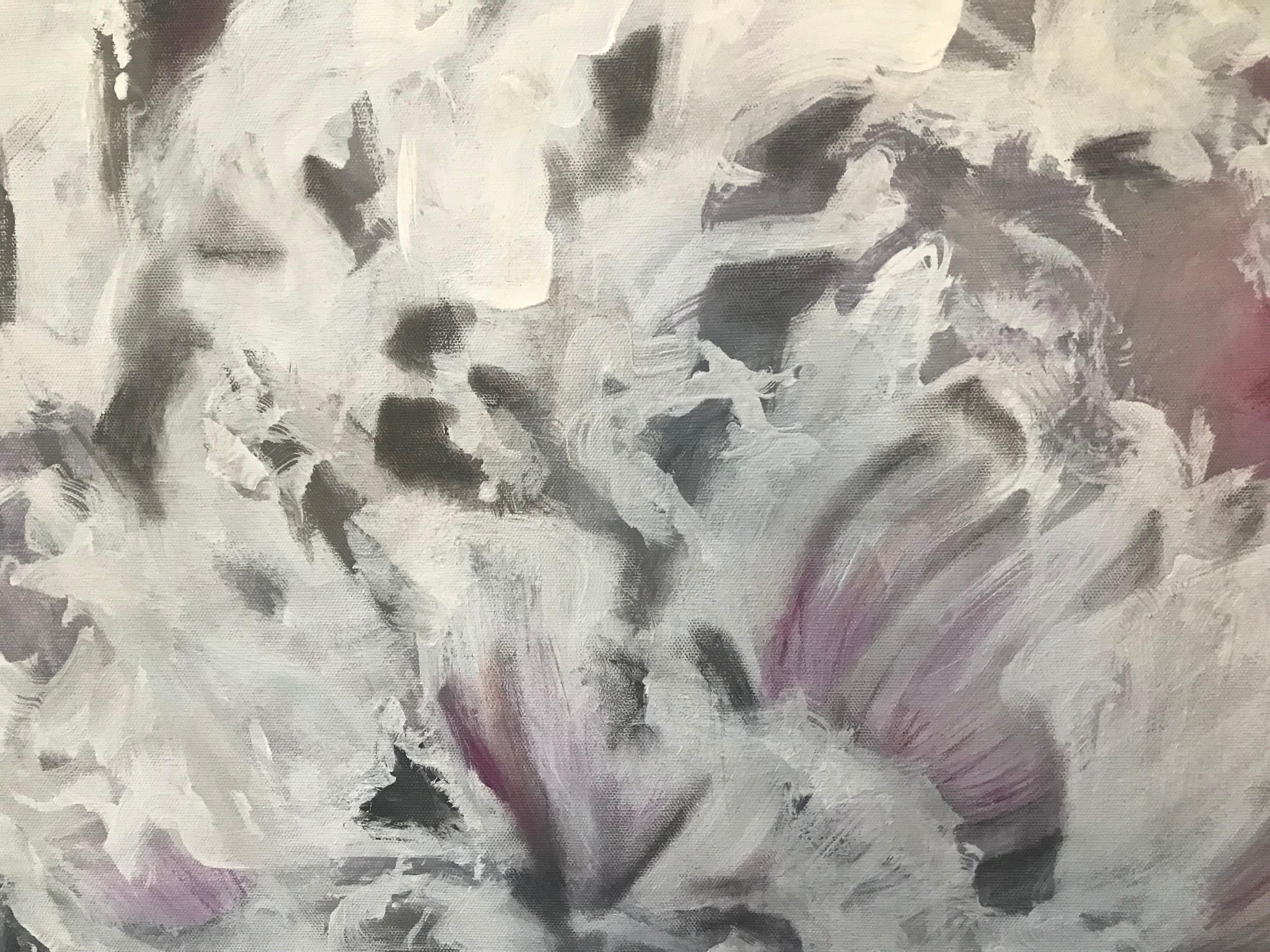 <p>Artist Comments<br>Each year, DL Watson travels from her home in Ft. Lauderdale, Florida to central Oregon to spend the summer. This painting was inspired by the peonies blooming in her garden when she arrives in Oregon.</p><br/><p>About the