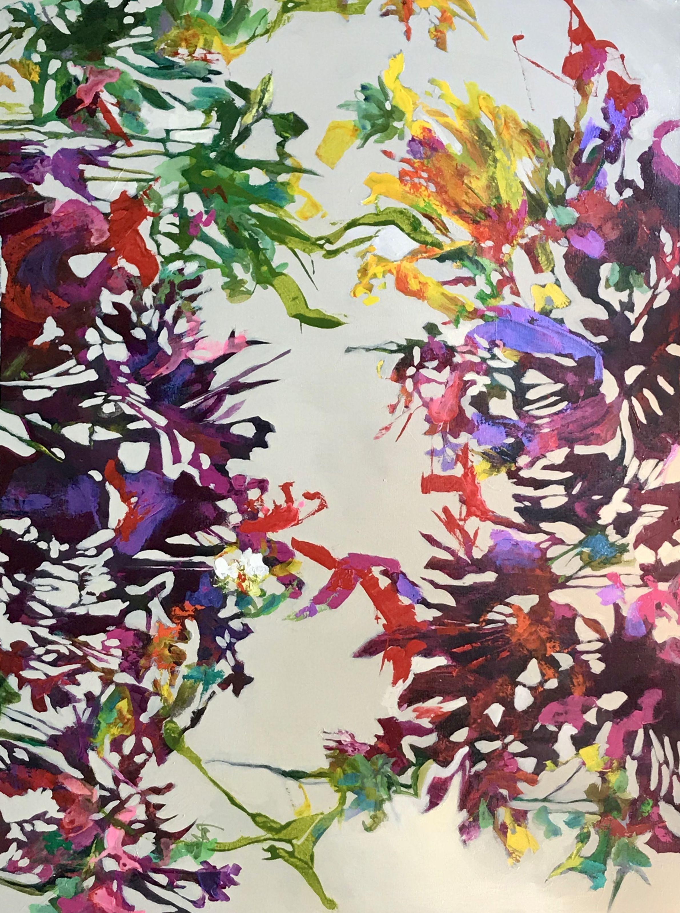DL Watson Abstract Painting - Tropical, Painting, Acrylic on Canvas