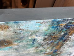 Puerto de yates, pintura abstracta