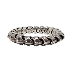 DLA Silverware Sterling Silver Vertebrae Unisex Bracelet #16050